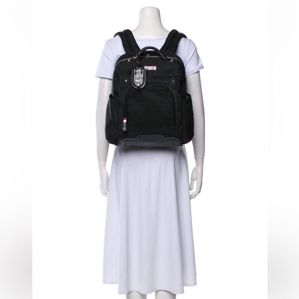 Tumi Black Nylon and Leather Backpack - Picture 2 of 10